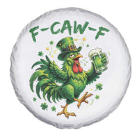 F Caw F Drunk Irish Chicken Spare Tire Cover Funny St Patricks Day Gift