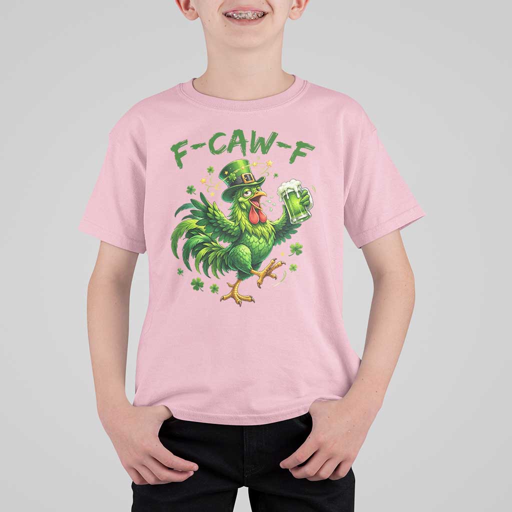 F Caw F Drunk Irish Chicken T Shirt For Kid Funny St Patricks Day Gift