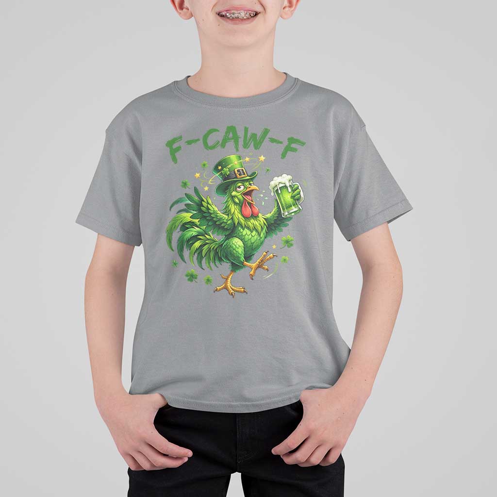 F Caw F Drunk Irish Chicken T Shirt For Kid Funny St Patricks Day Gift