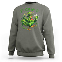 F Caw F Drunk Irish Chicken Sweatshirt Funny St Patricks Day Gift