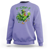F Caw F Drunk Irish Chicken Sweatshirt Funny St Patricks Day Gift