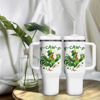 F Caw F Drunk Irish Chicken Tumbler With Handle Funny St Patricks Day Gift