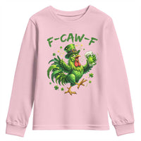 F Caw F Drunk Irish Chicken Youth Sweatshirt Funny St Patricks Day Gift