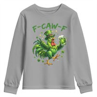 F Caw F Drunk Irish Chicken Youth Sweatshirt Funny St Patricks Day Gift