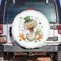 Funny Drunk Irish Duck Spare Tire Cover St Patricks Day Gift