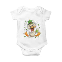 Funny Drunk Irish Duck Baby Onesie St Patricks Day Gift