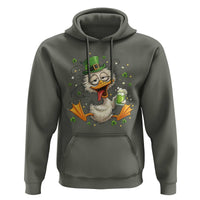 Funny Drunk Irish Duck Hoodie St Patricks Day Gift