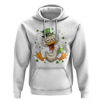 Funny Drunk Irish Duck Hoodie St Patricks Day Gift