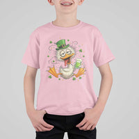 Funny Drunk Irish Duck T Shirt For Kid St Patricks Day Gift