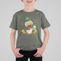 Funny Drunk Irish Duck T Shirt For Kid St Patricks Day Gift
