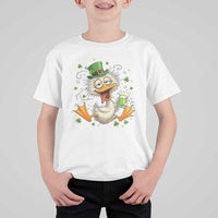 Funny Drunk Irish Duck T Shirt For Kid St Patricks Day Gift