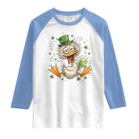 Funny Drunk Irish Duck Raglan Shirt St Patricks Day Gift