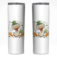 Funny Drunk Irish Duck Skinny Tumbler St Patricks Day Gift