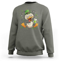 Funny Drunk Irish Duck Sweatshirt St Patricks Day Gift