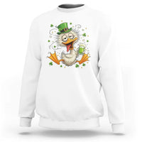 Funny Drunk Irish Duck Sweatshirt St Patricks Day Gift