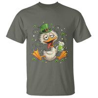 Funny Drunk Irish Duck T Shirt St Patricks Day Gift