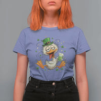 Funny Drunk Irish Duck T Shirt For Women St Patricks Day Gift