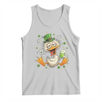 Funny Drunk Irish Duck Tank Top St Patricks Day Gift