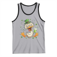 Funny Drunk Irish Duck Tank Top St Patricks Day Gift
