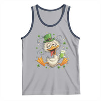 Funny Drunk Irish Duck Tank Top St Patricks Day Gift