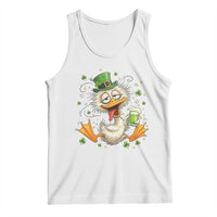 Funny Drunk Irish Duck Tank Top St Patricks Day Gift
