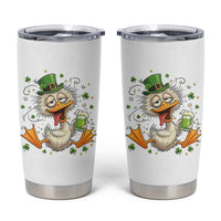 Funny Drunk Irish Duck Tumbler Cup St Patricks Day Gift