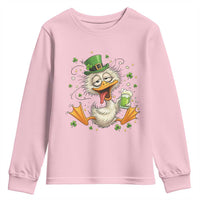 Funny Drunk Irish Duck Youth Sweatshirt St Patricks Day Gift