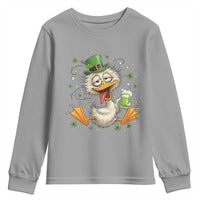 Funny Drunk Irish Duck Youth Sweatshirt St Patricks Day Gift