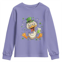 Funny Drunk Irish Duck Youth Sweatshirt St Patricks Day Gift