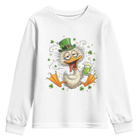 Funny Drunk Irish Duck Youth Sweatshirt St Patricks Day Gift