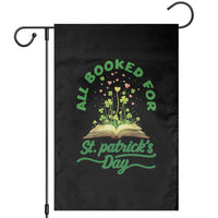 All Booked For St Patricks Day Garden Flag Irish Reader Gift