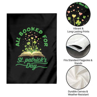 All Booked For St Patricks Day Garden Flag Irish Reader Gift