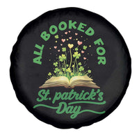 All Booked For St Patricks Day Spare Tire Cover Irish Reader Gift