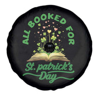 All Booked For St Patricks Day Spare Tire Cover Irish Reader Gift