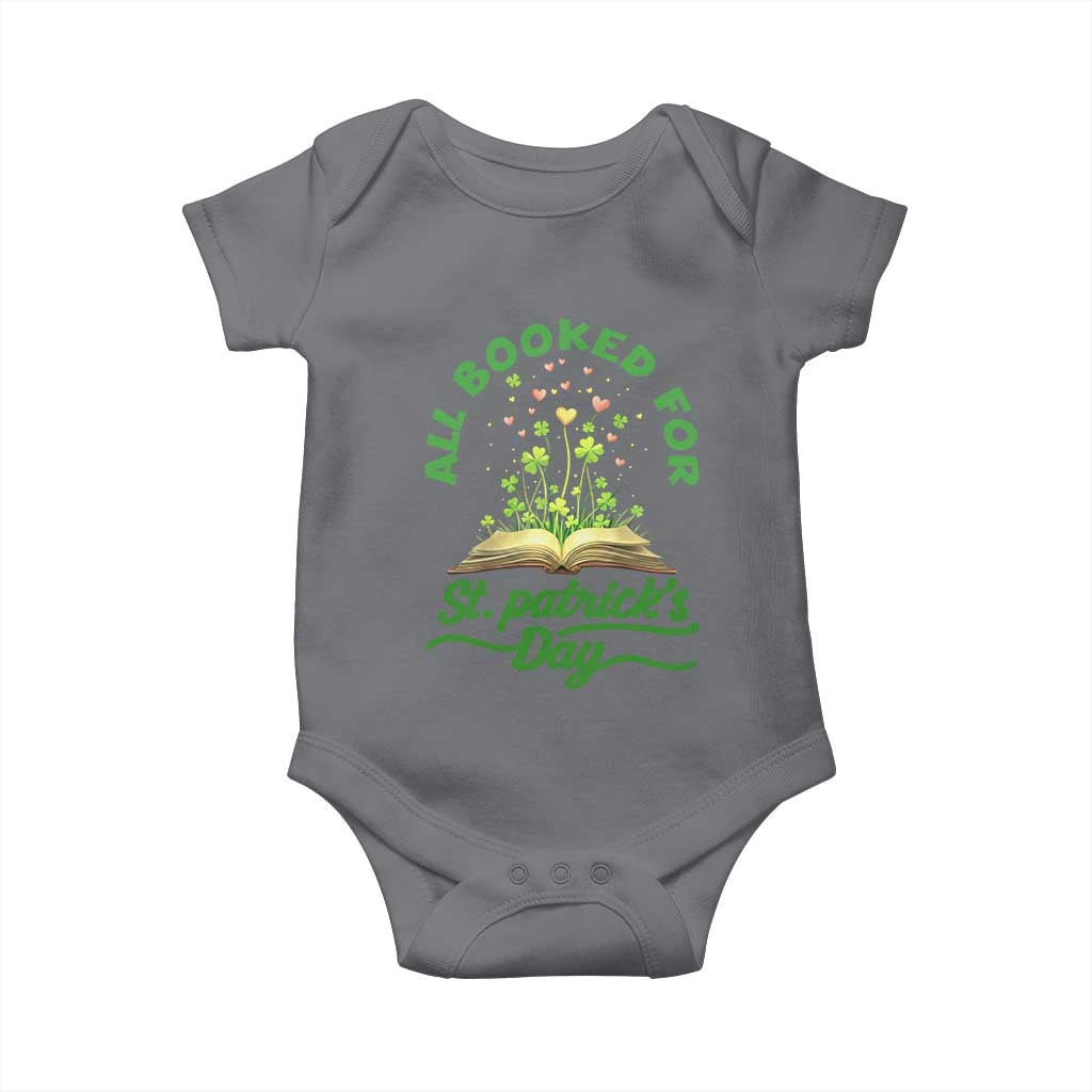 All Booked For St Patricks Day Baby Onesie Irish Reader Gift
