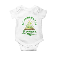 All Booked For St Patricks Day Baby Onesie Irish Reader Gift