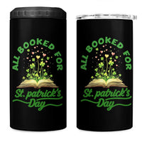 All Booked For St Patricks Day 4 in 1 Can Cooler Tumbler Irish Reader Gift