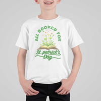 All Booked For St Patricks Day T Shirt For Kid Irish Reader Gift