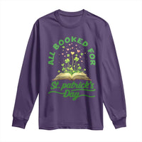All Booked For St Patricks Day Long Sleeve Shirt Irish Reader Gift