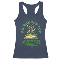All Booked For St Patricks Day Racerback Tank Top Irish Reader Gift