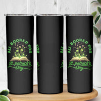 All Booked For St Patricks Day Skinny Tumbler Irish Reader Gift
