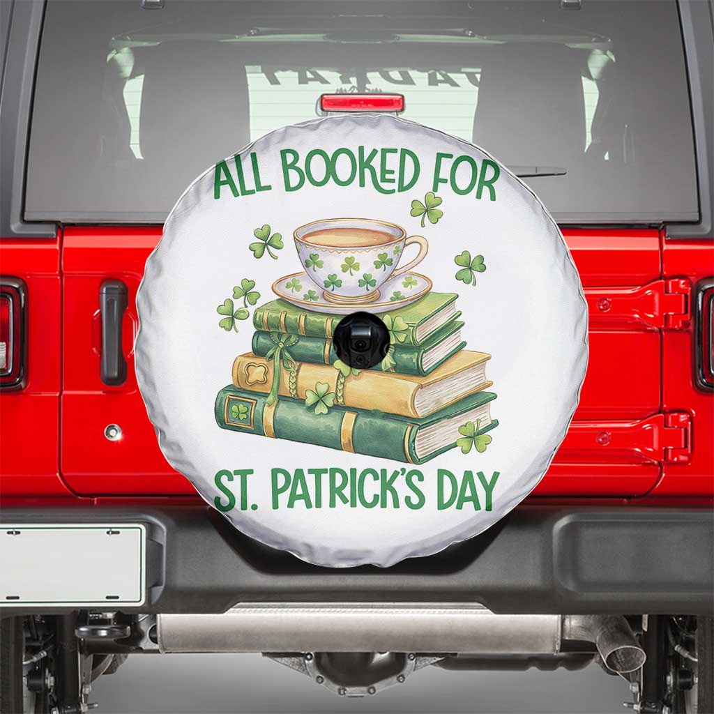 All Booked For St Patricks Day Spare Tire Cover Gift For Book Lovers