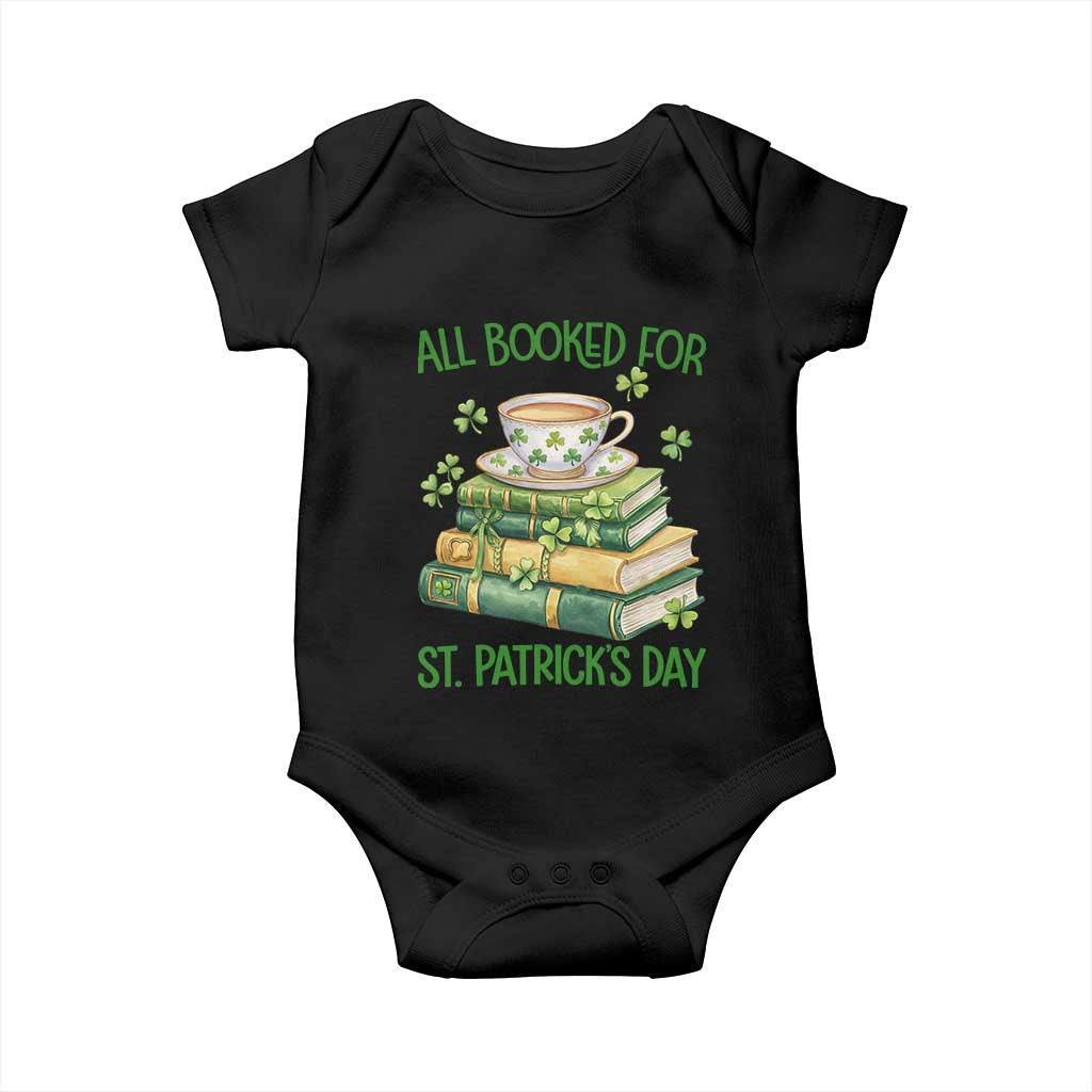 All Booked For St Patricks Day Baby Onesie Gift For Book Lovers