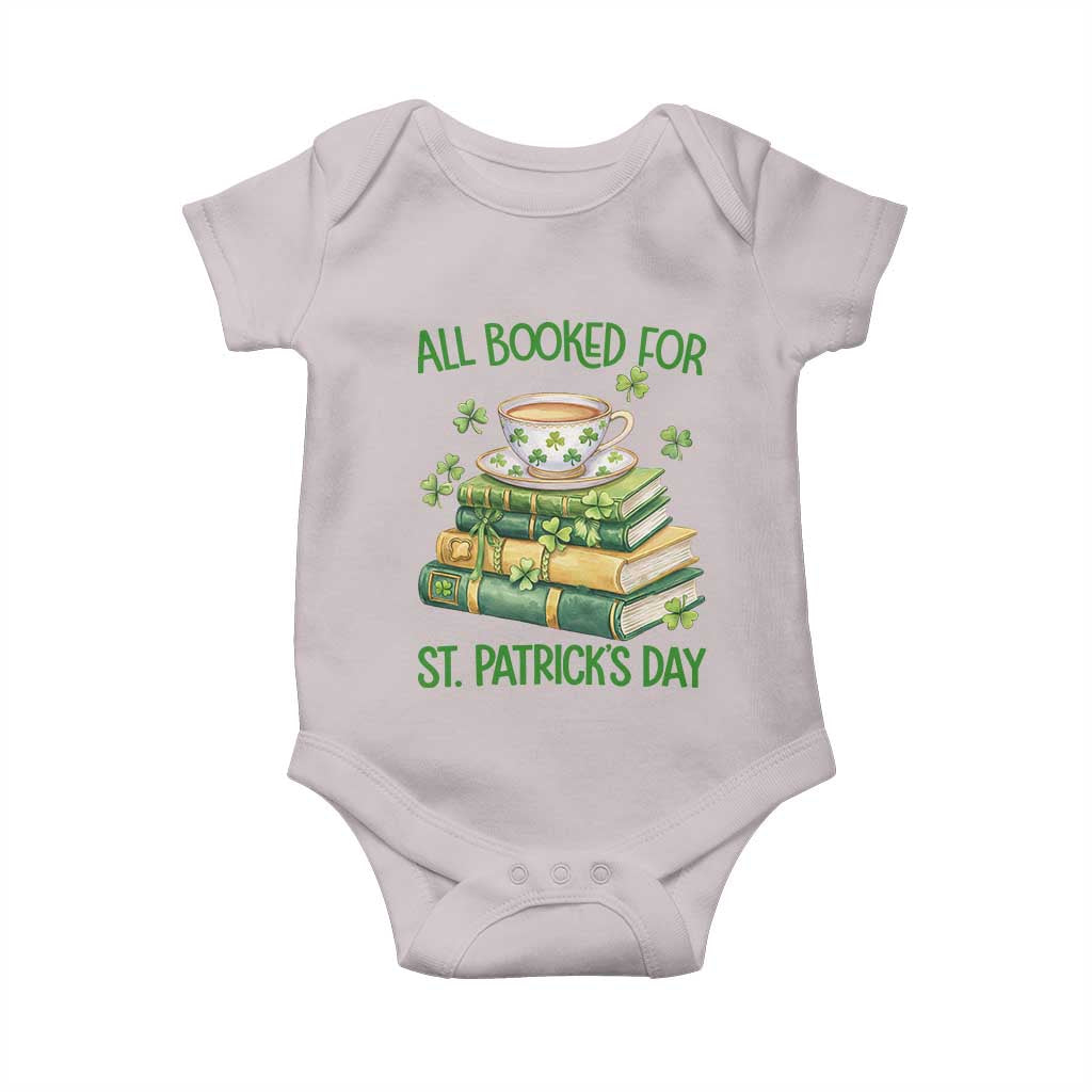 All Booked For St Patricks Day Baby Onesie Gift For Book Lovers