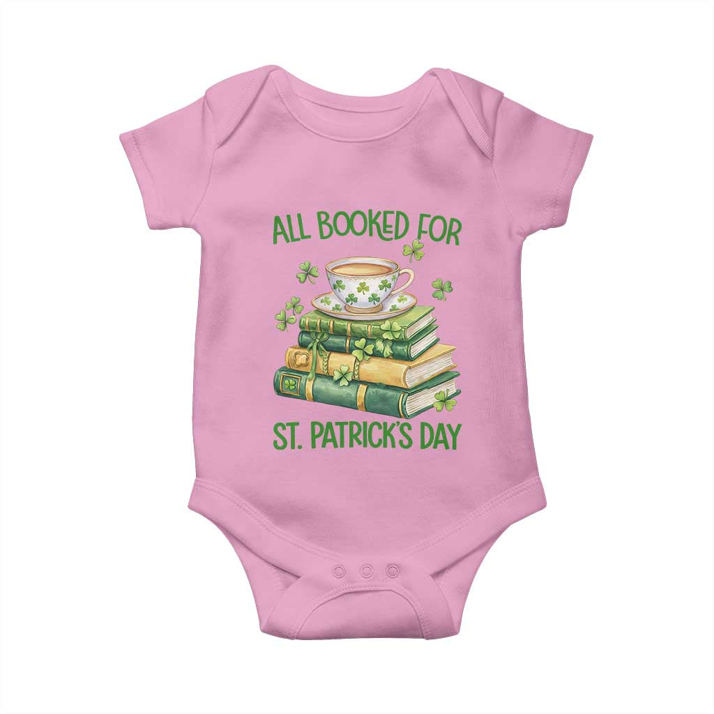 All Booked For St Patricks Day Baby Onesie Gift For Book Lovers