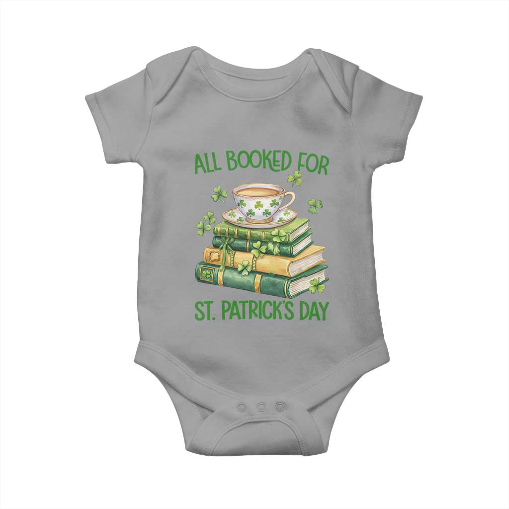 All Booked For St Patricks Day Baby Onesie Gift For Book Lovers
