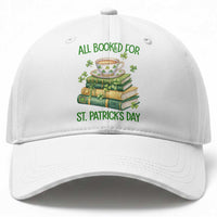 All Booked For St Patricks Day Baseball Cap Gift For Book Lovers
