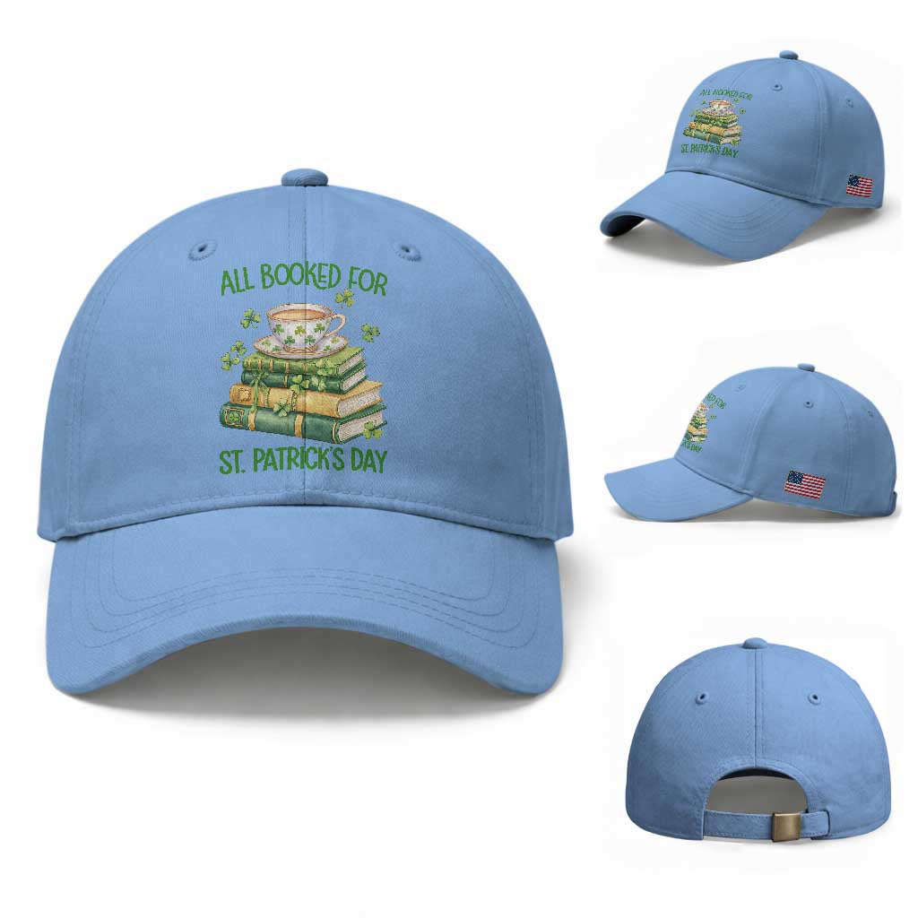 All Booked For St Patricks Day Baseball Cap Gift For Book Lovers