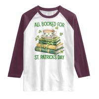 All Booked For St Patricks Day Raglan Shirt Gift For Book Lovers