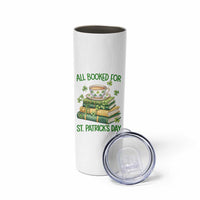 All Booked For St Patricks Day Skinny Tumbler Gift For Book Lovers